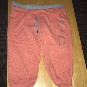 calvin klein cropped joggers